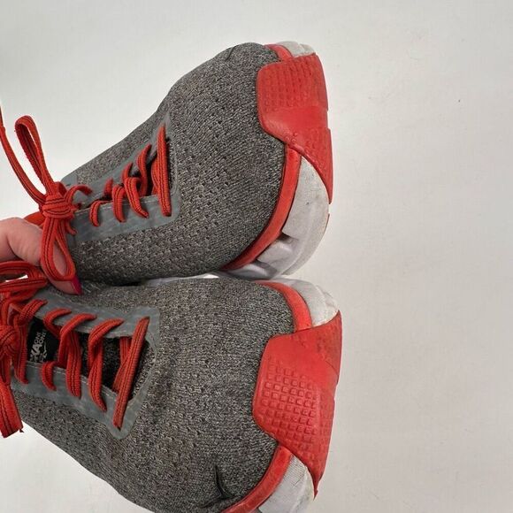 Hoka One One Elevon Women's Lightweight Lace Up Running Shoes Gray Orange Size 9 - Picture 10 of 12